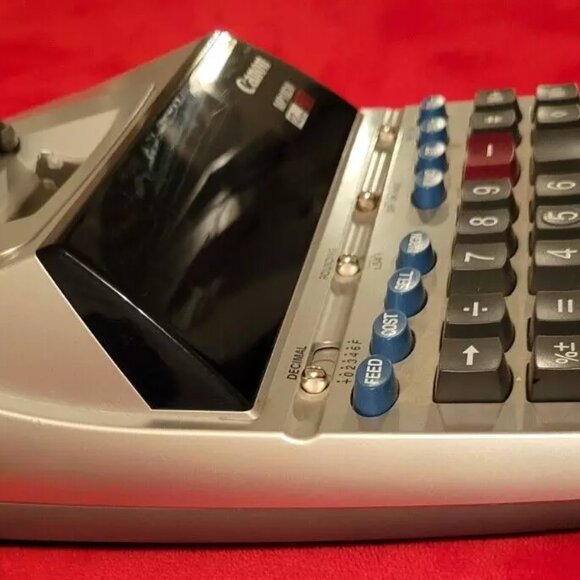 MP18DII Canon Professional Desktop Electronic Printing Calculator Adding Machine - Picture 7 of 11